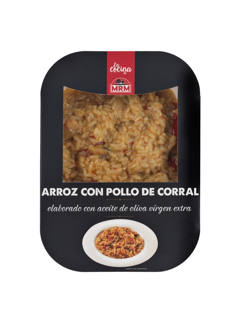 Arroz con pollo de corral