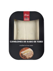 Canelones de rabo de toro