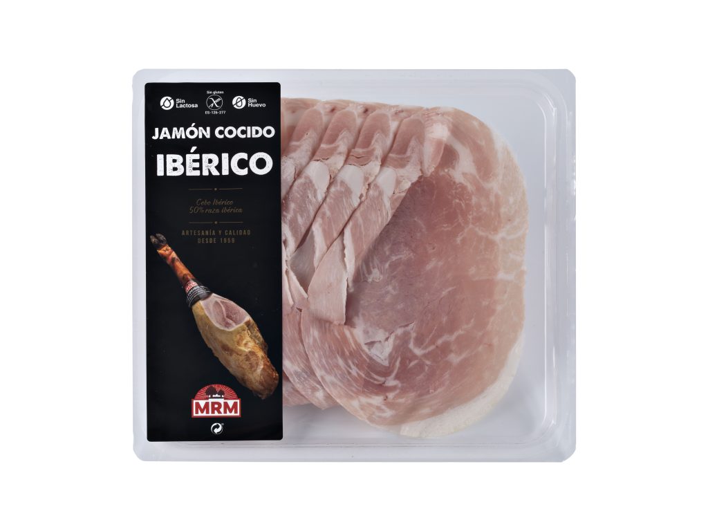 Jamón cocido ibérico loncheado