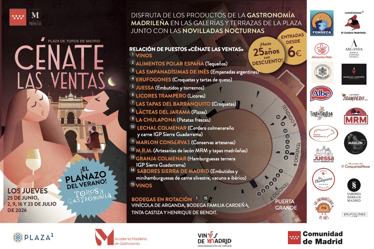 GRUPO MRM participa en Cénate Las Ventas 2026: Gastronomía tradicional y productos de proximidad en Madrid