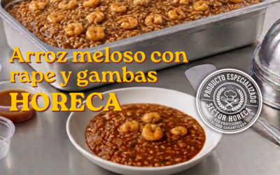 Arroz meloso con rape y gambas: una propuesta de calidad para el canal HORECA