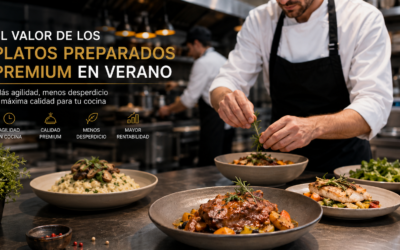 El valor de los platos preparados premium en verano para el sector HORECA