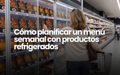Cómo planificar un menú semanal con productos refrigerados